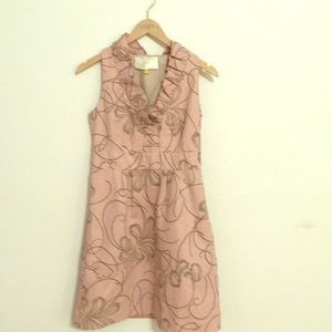 Pink and grey Leifsdottir a-line dress